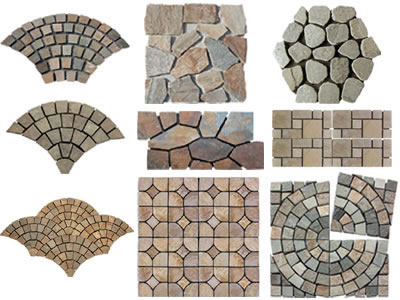 Mosaic flagstone Mats