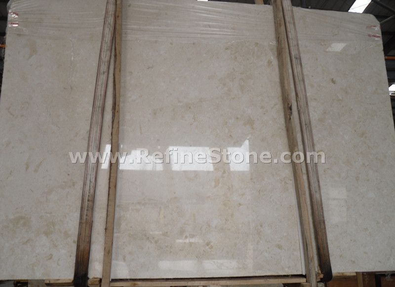 shell beige marble slab