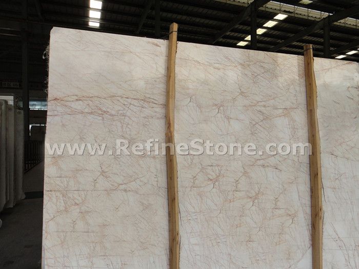 white onyx with red lines marble slab