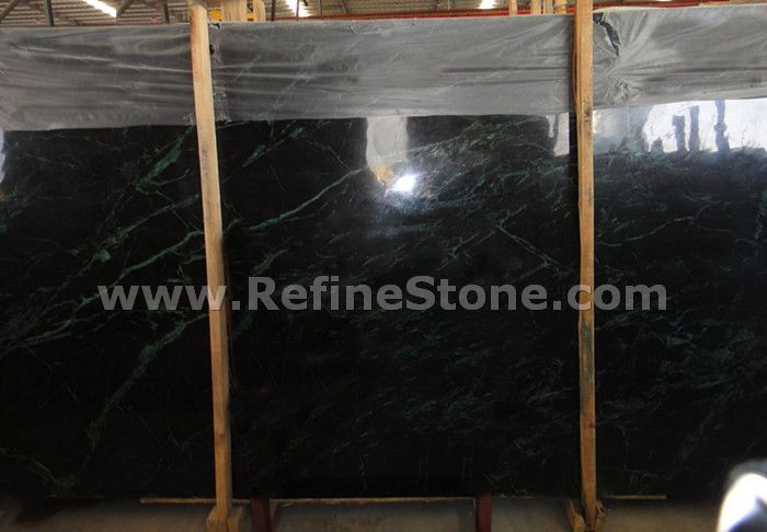 dark green marble slab