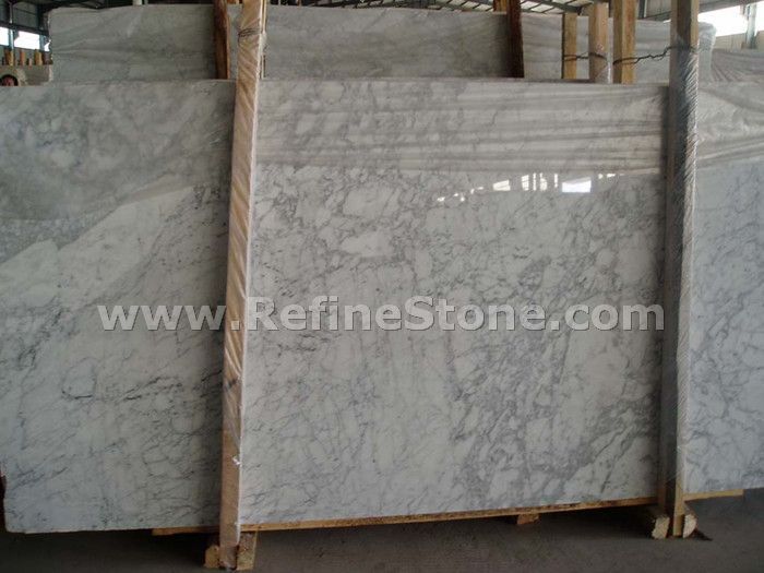 carrara white marble slab