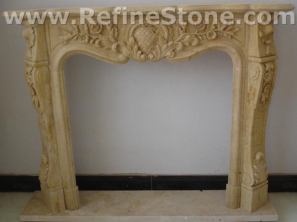 Carved fireplace and fireplace surrounds,C3721