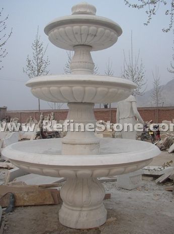 Sculpture marble fountain