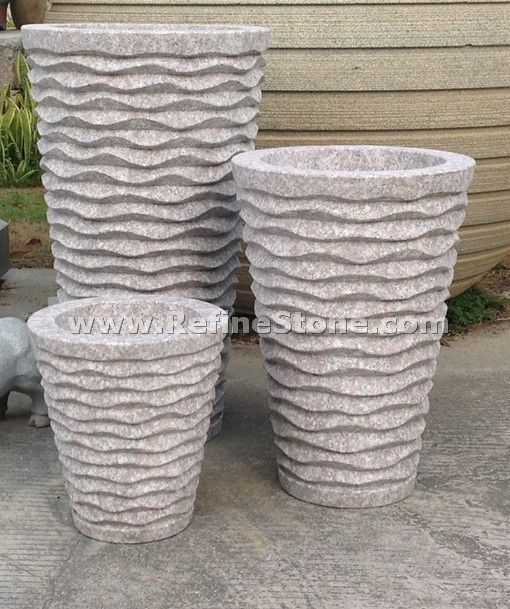 Granite flowerpot Set