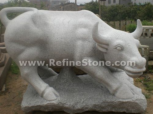 Granite animal statue