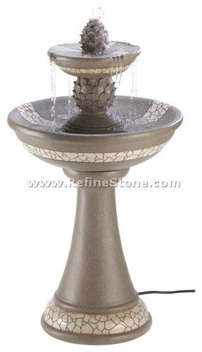 Mediterranean outdoor fountains and ponds