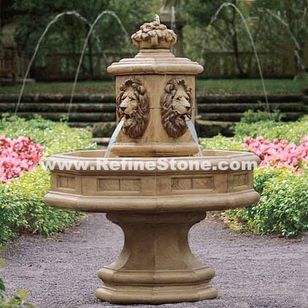 stone water fountain