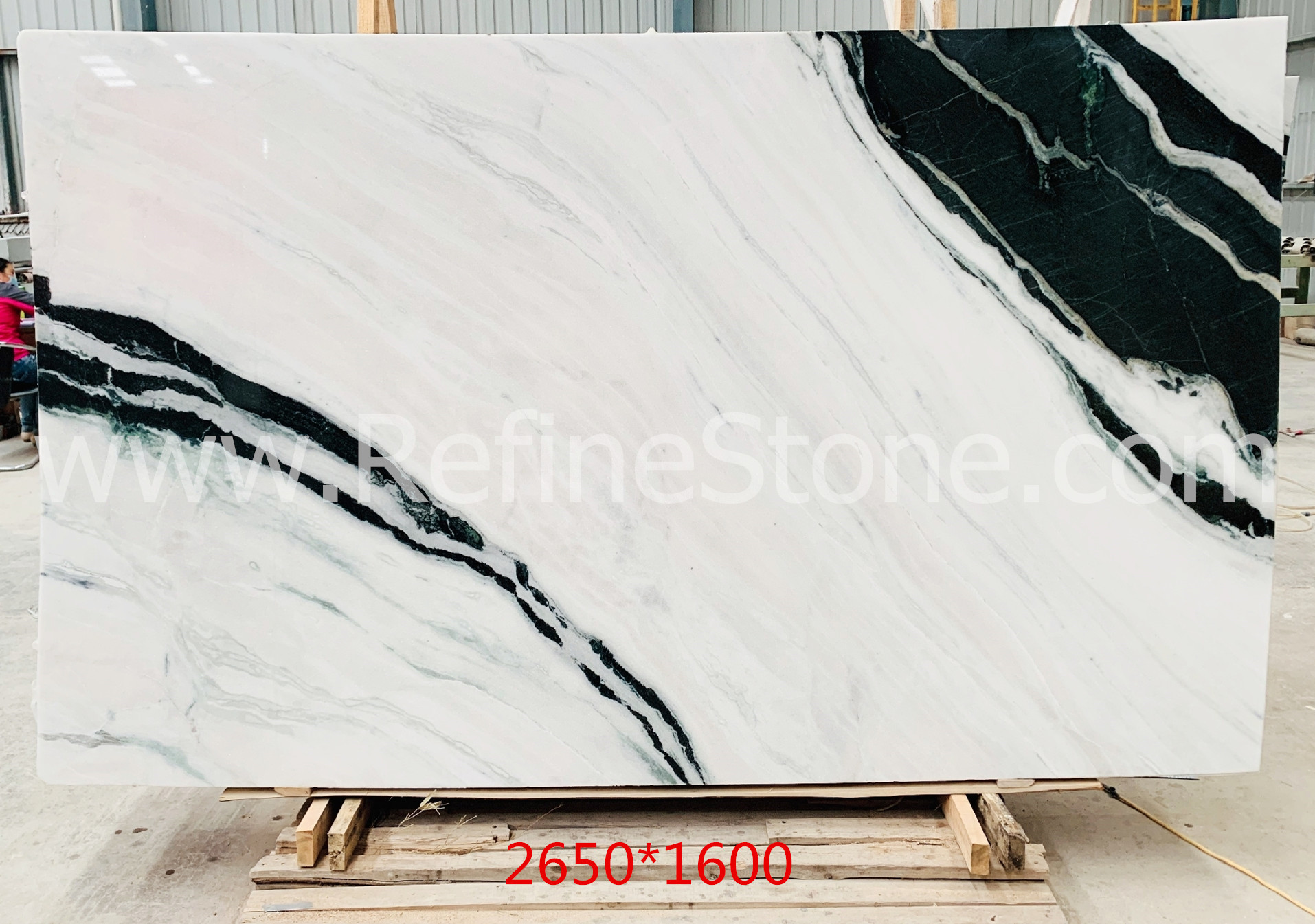 panda white marble