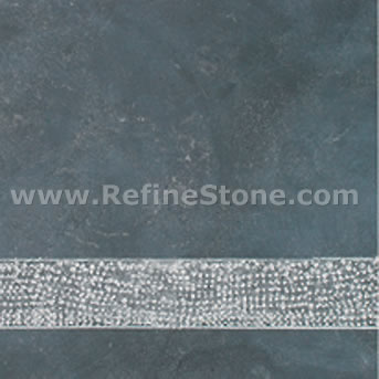 Blue limestone,HONED AND BUSH HAMMERED,C350